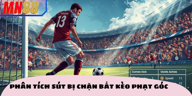 Phân tích thống kê sút bị chặn để bắt kèo phạt góc